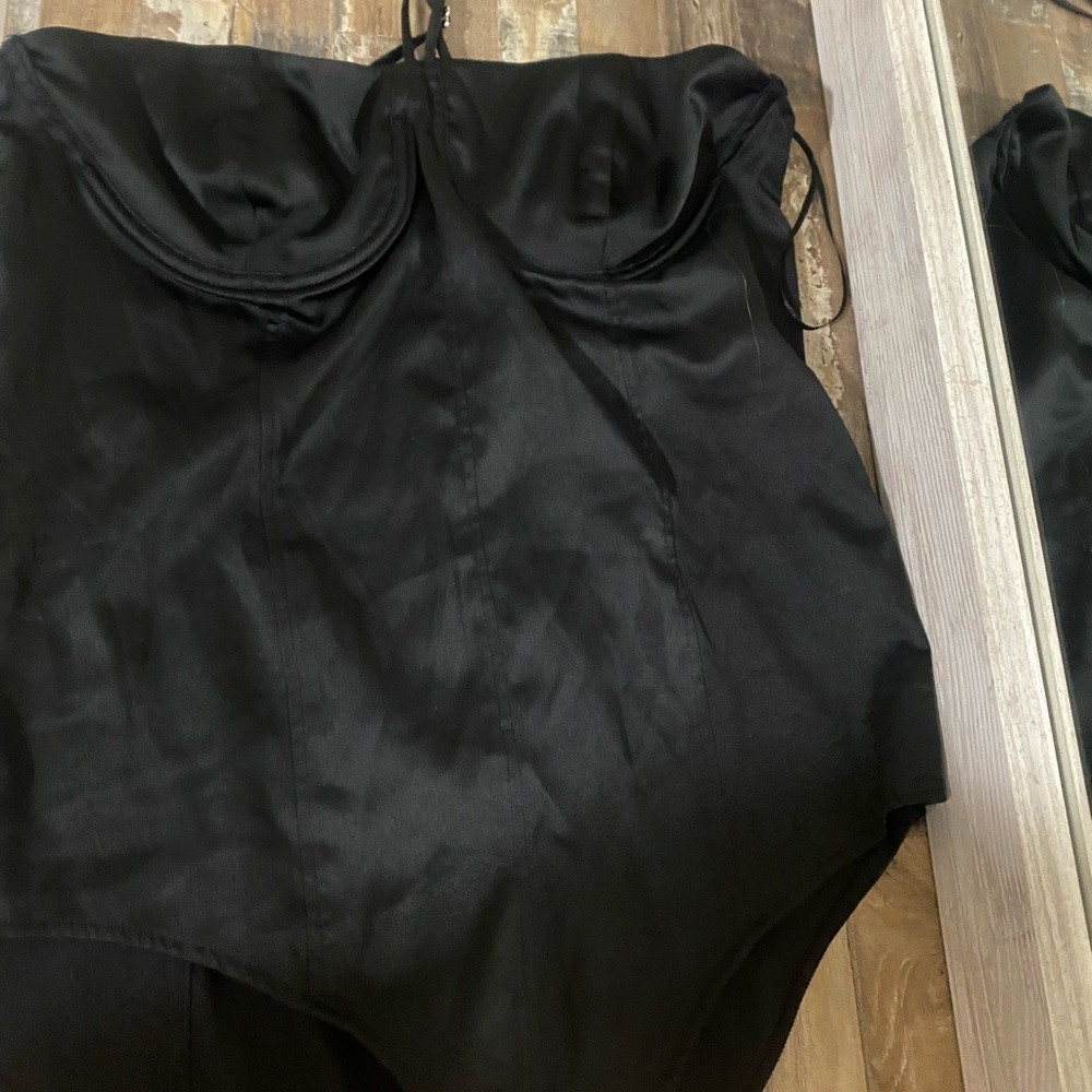 Zara Black Corset Bodysuit.